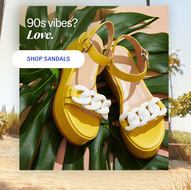 90s vibes? Love. Shop Summer Fashion Sandals